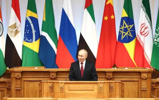 Putin Envisions Official BRICS Parliamentary Organization