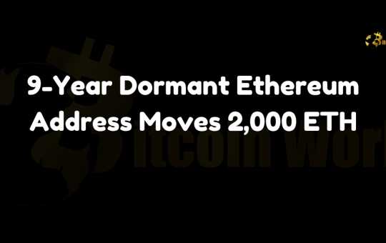 9-Year Dormant Ethereum Address Moves 2,000 ETH