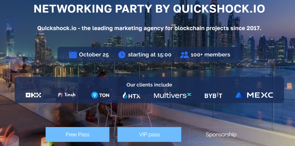 Top crypto marketing strategies that work. QuickShock - Dubai Event of Best Marketing Agency