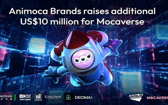 Animoca Brands raises $10M for open metaverse platform Mocaverse