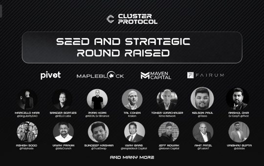 Cluster Protocol Secures Seed & Strategic Investment to Bring Decentralized AI Agents to the World