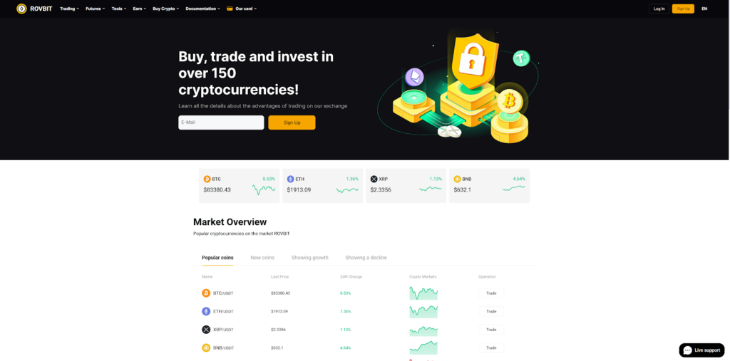 Rovbit Crypto Exchange Announced Record Trading Volumes for the XRP/USDT Pair Amid Capital Inflows