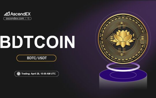 BDTC,BDTCOIN,AscendEX,gold-standard
