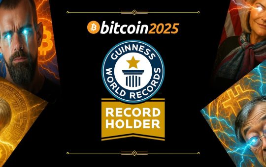 Bitcoin 2025 Attendees Set GUINNESS WORLD RECORDSTM Title for Most Bitcoin Transactions in a Single Day