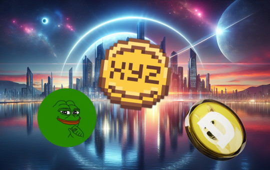 PEPE Forms Cup‑and‑Handle, DOGE Eyes Breakout—Does XYZVerse Fit Into This Rally?