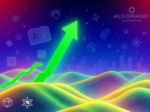 Chart showing ADX cryptocurrency price soaring, representing a significant surge driven by regulatory clarity and institutional adoption.