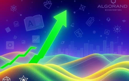 Chart showing ADX cryptocurrency price soaring, representing a significant surge driven by regulatory clarity and institutional adoption.