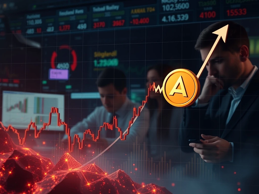 AEVO token experiences a dramatic 577.48% drop amid cryptocurrency market volatility.