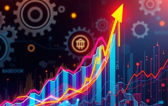 A visual representation of the dramatic ALT token crypto surge on a digital chart, highlighting rapid growth and market excitement.