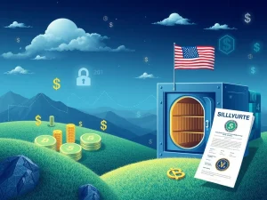Anchorage Digital and Ethena Labs launch USDtb, the first GENIUS Act-compliant onshore stablecoin, symbolizing regulatory advancement.