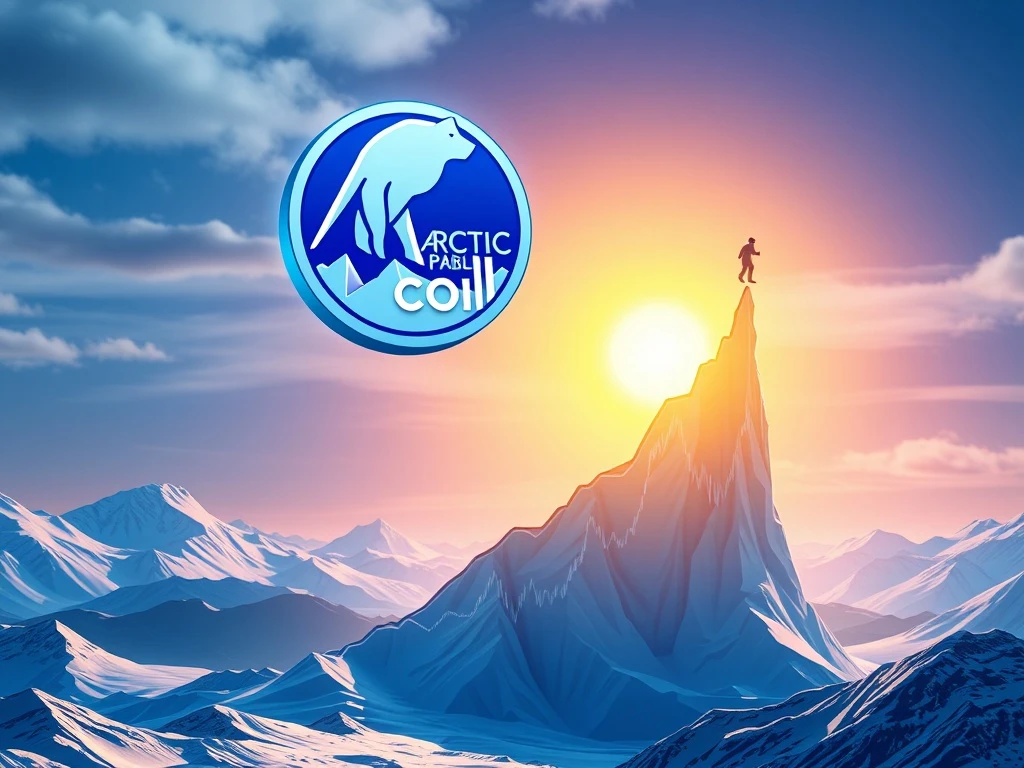 Arctic Pablo Coin presale momentum, symbolizing explosive crypto ROI potential compared to Dogecoin news today.