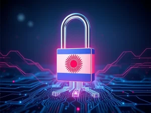 Argentina crypto freeze: A digital padlock securing a crypto wallet, symbolizing the nation's critical move against terrorism funding.