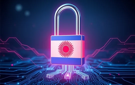 Argentina crypto freeze: A digital padlock securing a crypto wallet, symbolizing the nation's critical move against terrorism funding.