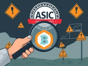 ASIC warning against Bitget's unlicensed 125:1 leverage crypto futures offerings to Australian investors.