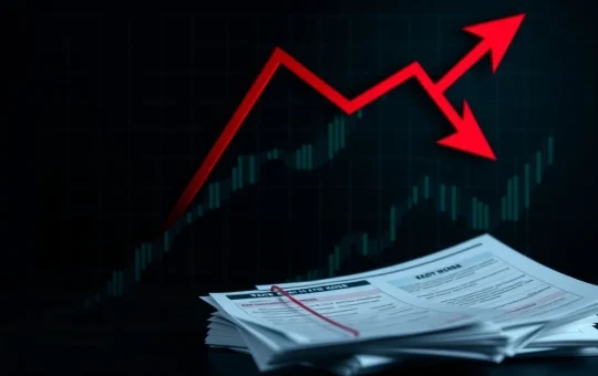 ATM token price crash graph showing dramatic 196% drop amid regulatory scrutiny