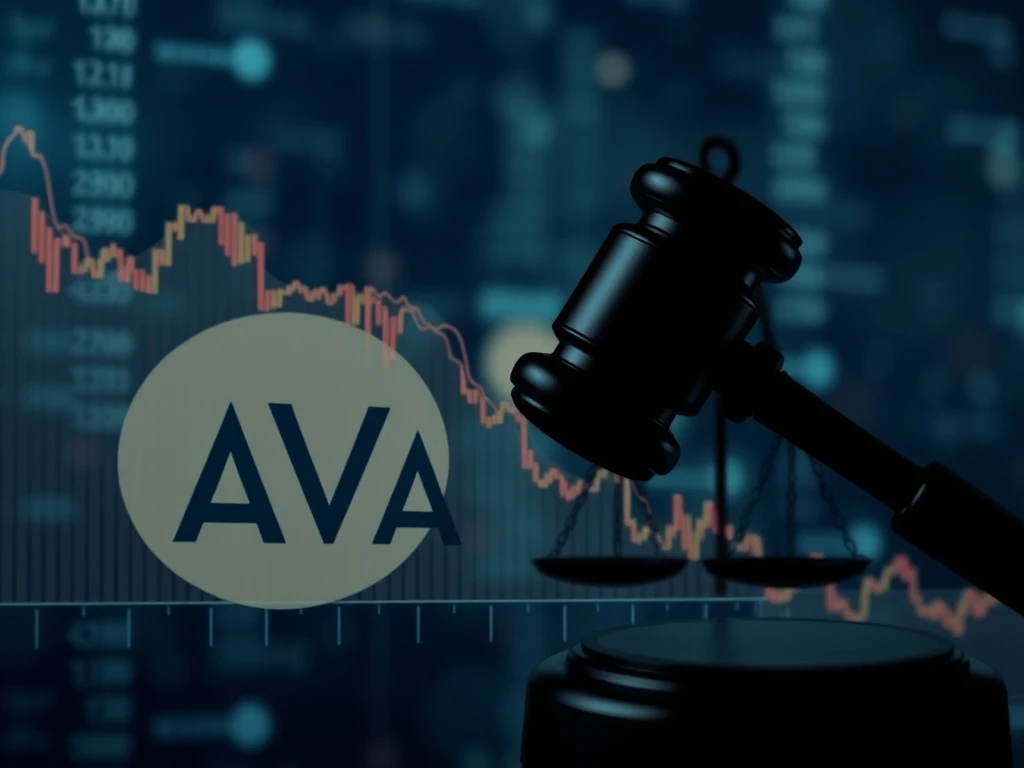 AVA token price chart plummeting due to regulatory uncertainty, illustrating crypto market volatility.
