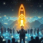 Binance Coin (BNB) reaches $859 all-time high as CZ inspires the crypto community.