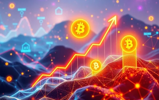 A chart showing Binance Coin (BNB) price soaring to a new record high, symbolizing its remarkable ecosystem growth.