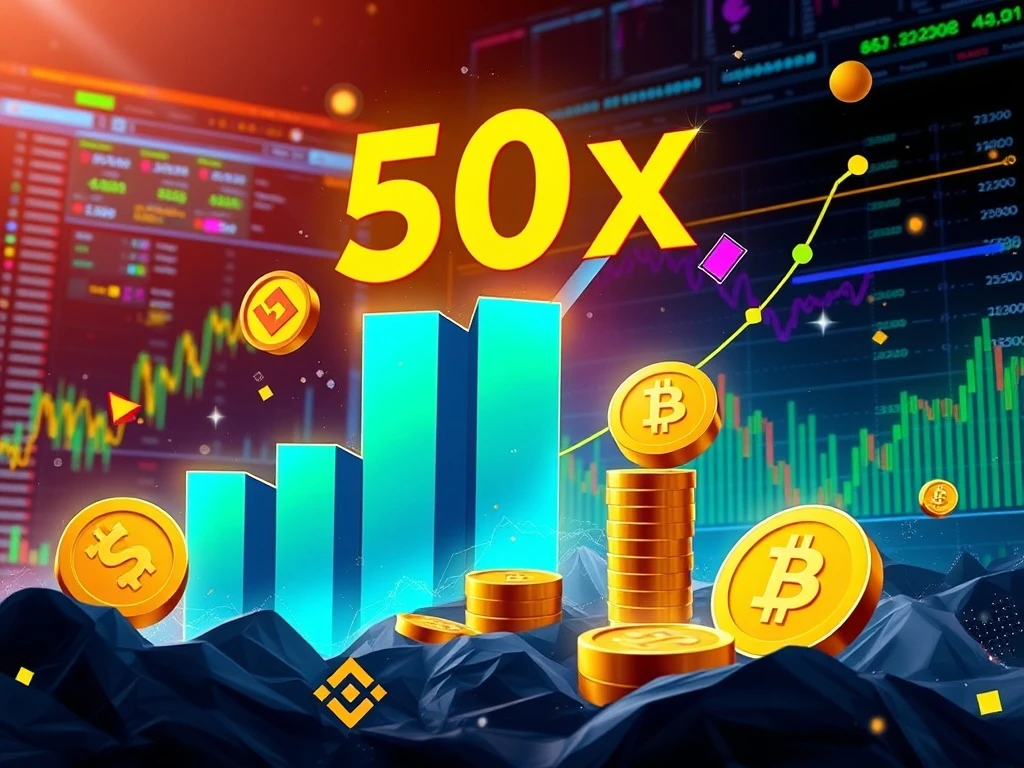 Binance Futures interface showing ZORA and TAG contracts with 50x leverage, symbolizing the expansion of crypto derivatives in blockchain gaming.