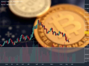A crypto chart illustrating the recent Binance Staked SOL (BNSOLUSDT) price drop, highlighting bearish reversal and key technical indicators.