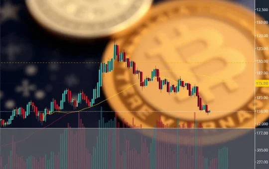 A crypto chart illustrating the recent Binance Staked SOL (BNSOLUSDT) price drop, highlighting bearish reversal and key technical indicators.