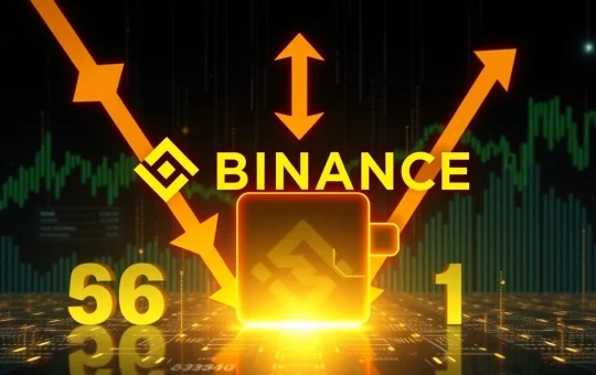 A digital graphic depicting a significant Binance USDC transfer, illustrating large-scale institutional crypto activity and its impact on market liquidity.