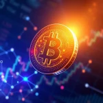 BIO token glowing amid blockchain nodes and financial charts, symbolizing explosive growth.