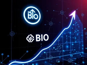 BIO token price surge with blockchain and biotech partnerships driving growth