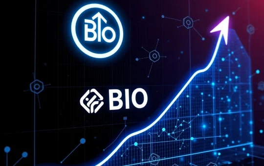 BIO token price surge with blockchain and biotech partnerships driving growth