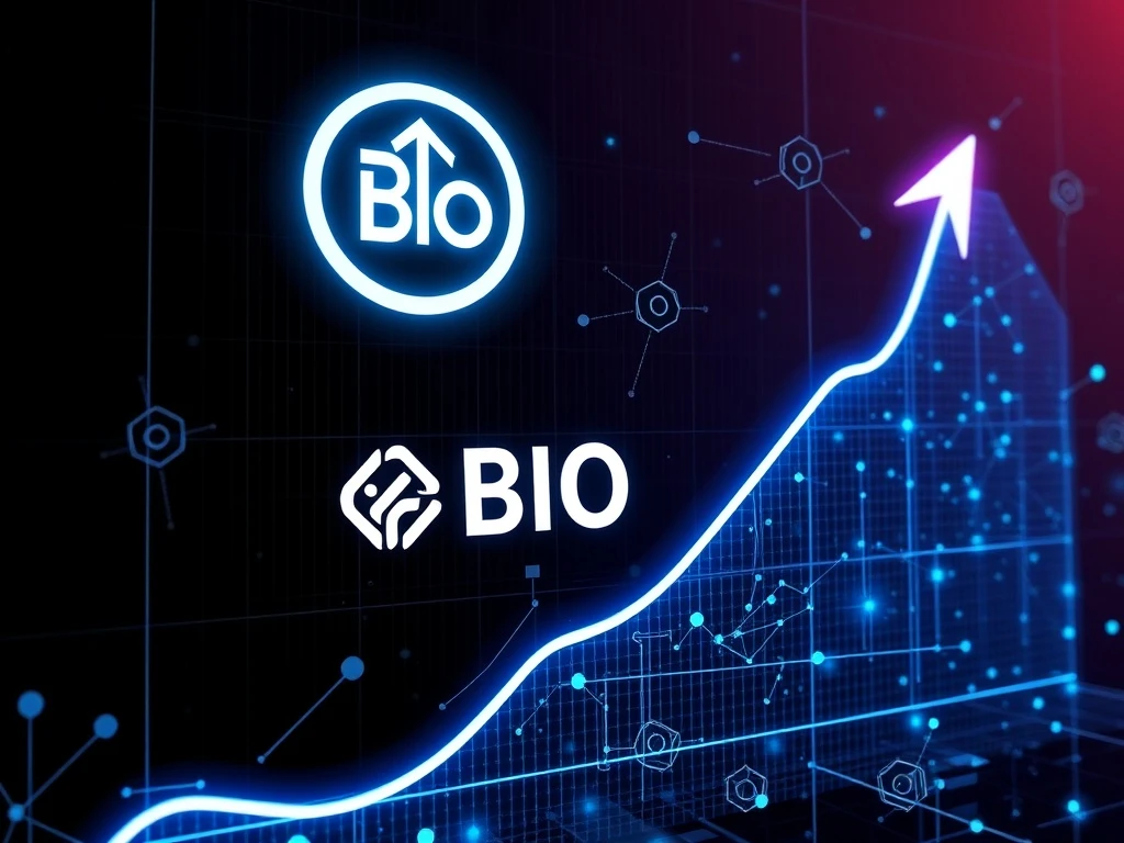 BIO token price surge with blockchain and biotech partnerships driving growth