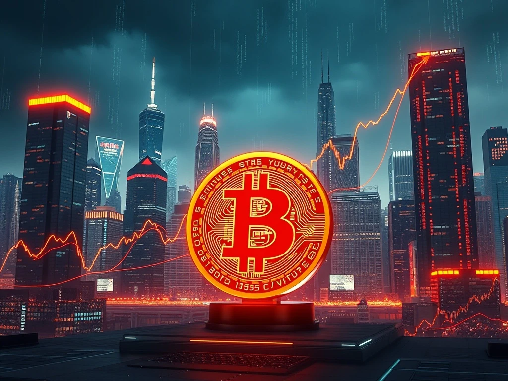 A chart showing an upward Bitcoin Price Prediction, with key support levels around $110,000 and a target of $130,000.