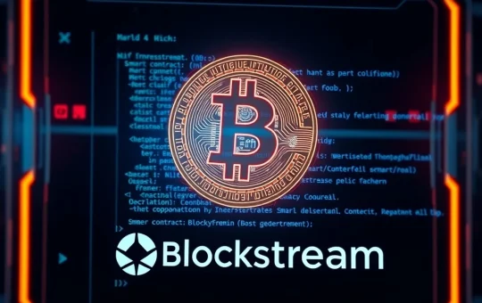 Bitcoin and Simplicity smart contract code on a futuristic digital interface