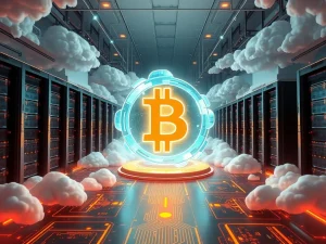 Bitcoin cloud mining platform with AI-driven earnings and $500 sign-up bonus