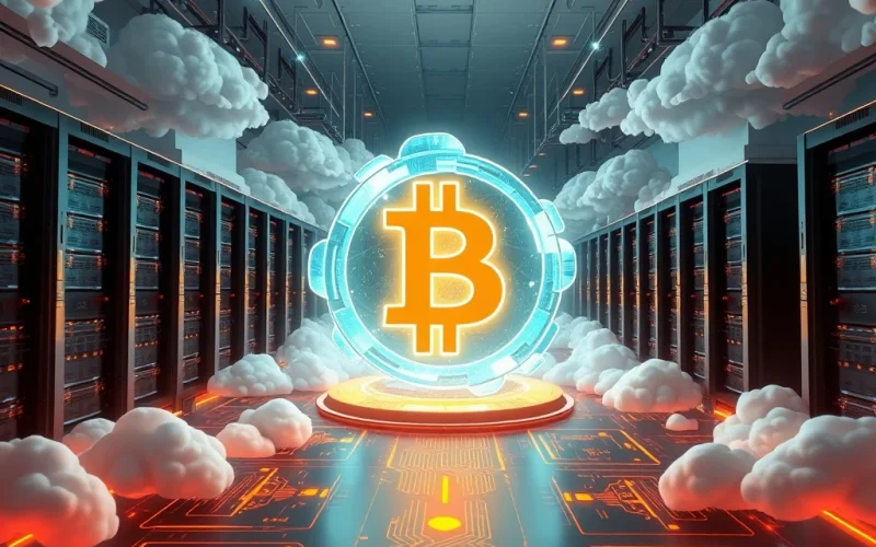 Bitcoin cloud mining platform with AI-driven earnings and $500 sign-up bonus