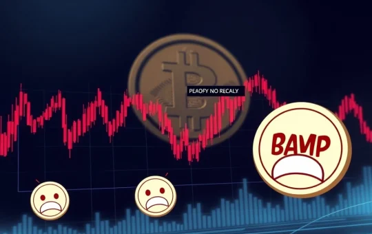 A chart illustrating the impact of the Bitcoin CME Gap on memecoin prices, showing significant sell-offs.