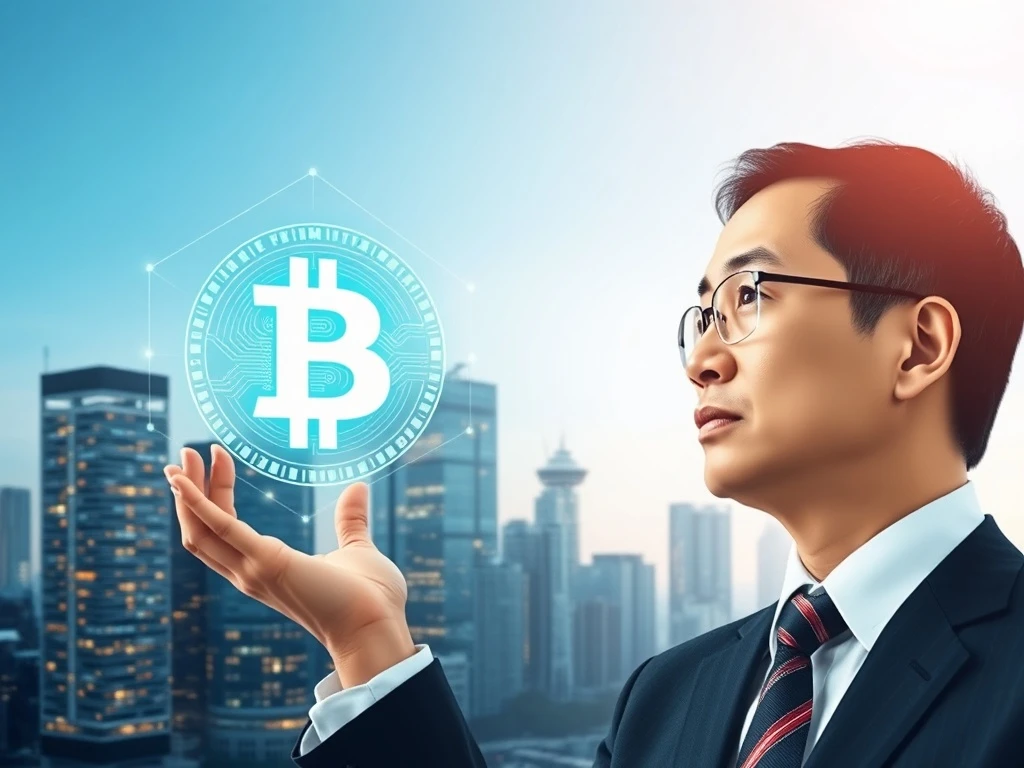Japanese executives embracing Bitcoin corporate treasury strategies, symbolizing institutional crypto adoption in Asia.