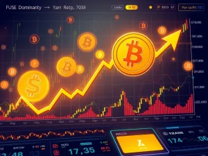 Bitcoin dominance chart rejected at 73% as altcoins surge in the crypto market