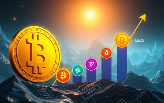 A visual representation of Bitcoin dominance declining as altcoins gain momentum, highlighting the potential for a significant altcoin rally.