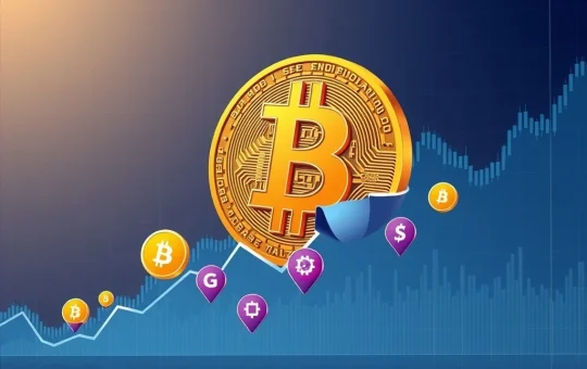 A graph illustrating Bitcoin Dominance testing a critical trendline, signaling potential shifts in the crypto market.