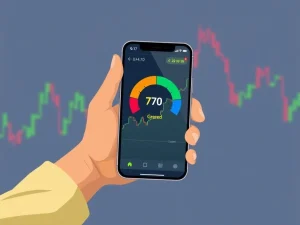 A visual representation of the Bitcoin Fear & Greed Index showing a 'Greed' sentiment, highlighting crucial market psychology.