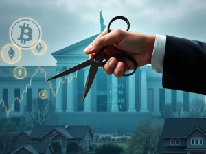 BlackRock CIO Rick Rieder criticizing the Federal Reserve's delayed Bitcoin-friendly policy decisions impacting interest rates and the economy.