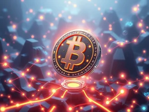 Bitcoin Hyper ICO and AI crypto sector growth with HYPER token visualization