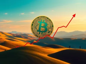Chart showing Bitcoin's price surge, indicating institutional investors buying the dip, fueling the Bitcoin rally.