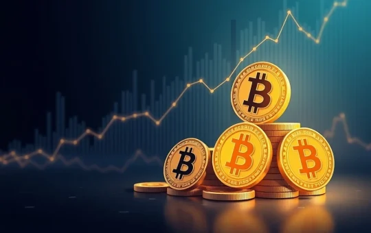 A visual representation of Bitcoin (BTC) earning interest through Bifrost's BTCFi Boost, symbolizing secure and simplified passive income generation.