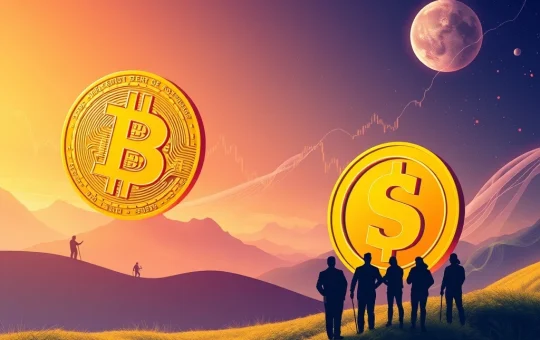 Bitcoin investors are shown strategically reallocating BTC into Pepe Dollar presale, aiming for massive crypto gains.