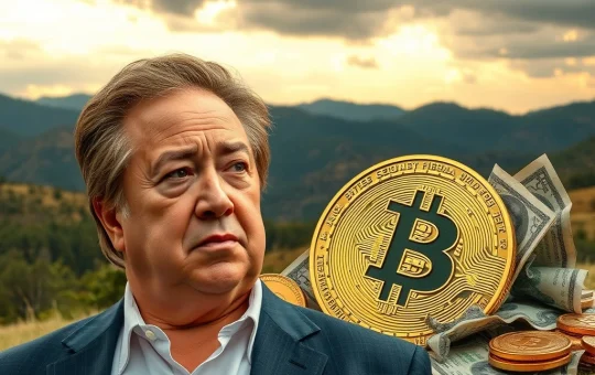 Robert Kiyosaki passionately urging investors to ditch fiat for gold and Bitcoin amidst market crash warnings.