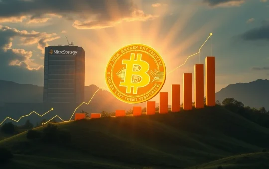 MicroStrategy's bold Bitcoin accumulation strategy with a $2B capital raise, reflecting intensified market speculation.