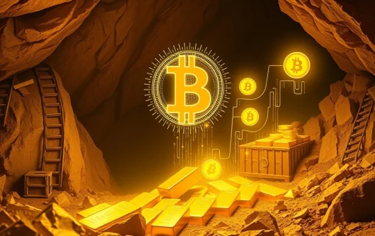 Nativo Resources' bold move into Bitcoin, illustrating a gold mining company diversifying its treasury with digital assets.