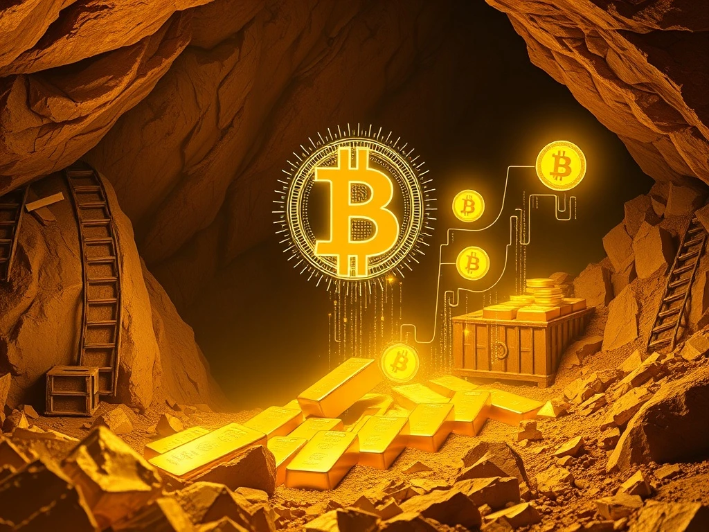 Nativo Resources' bold move into Bitcoin, illustrating a gold mining company diversifying its treasury with digital assets.
