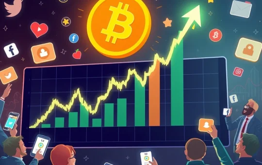 Bitcoin price surge with Crypto Fear & Greed Index reaching 74